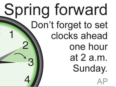 Daylight Saving Time Begins Sunday, Recent News