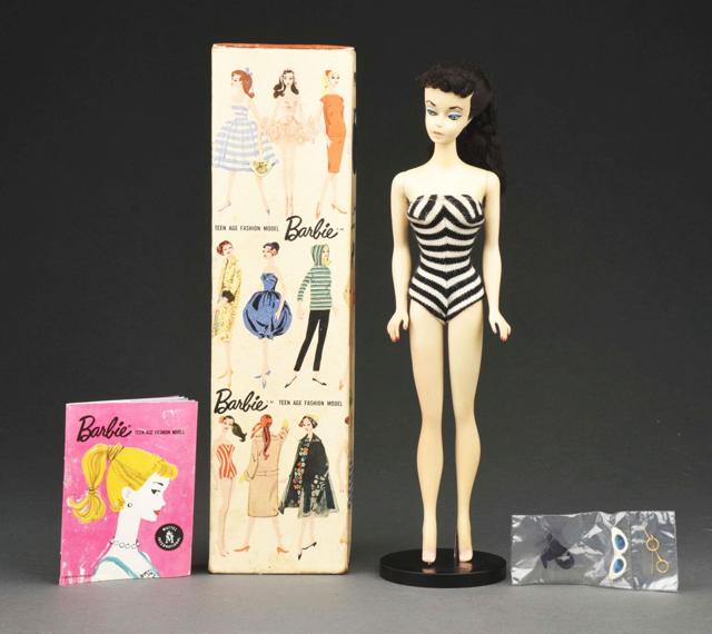 Original 1959 brunette Barbie fetches $10K at Morphy Auctions' toy and  collectible sale, Antiques