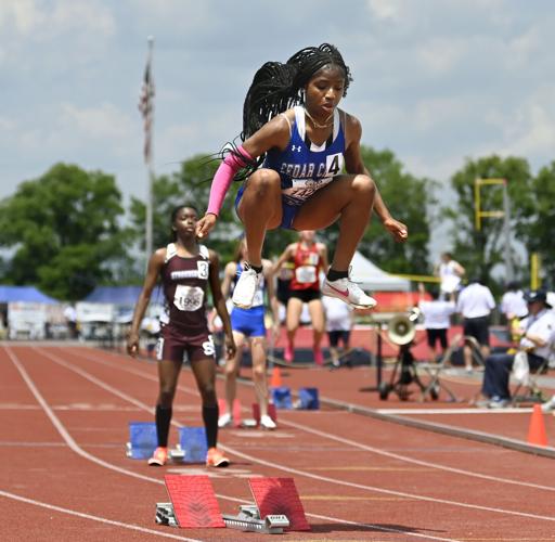In a class of her own, Cedar Crest's Kaddel Howard resets her own