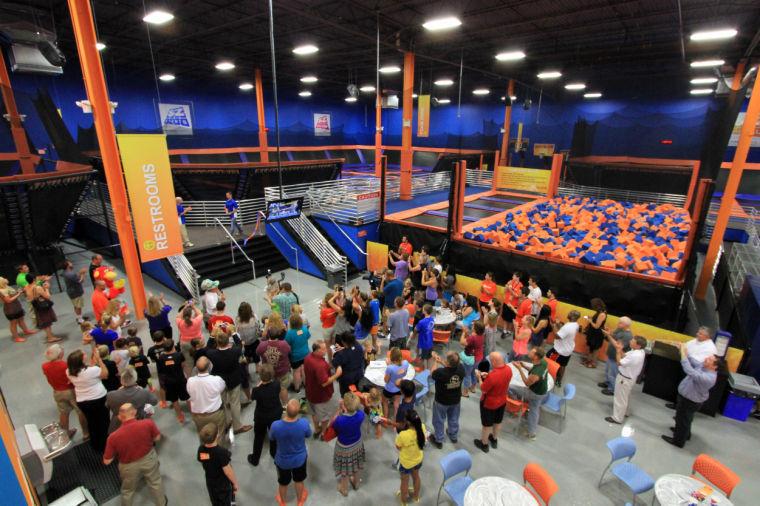Watch Sky Zone Open Its Doors To The Public With Ribbon-Cutting ...