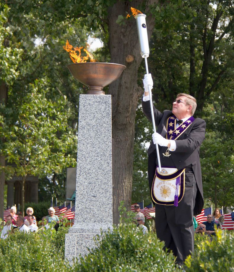 Masonic Village lights eternal flame for veterans, military personnel
