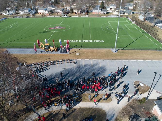 Lancaster Bible College holds groundbreaking ceremony for future 700seat outdoor athletics