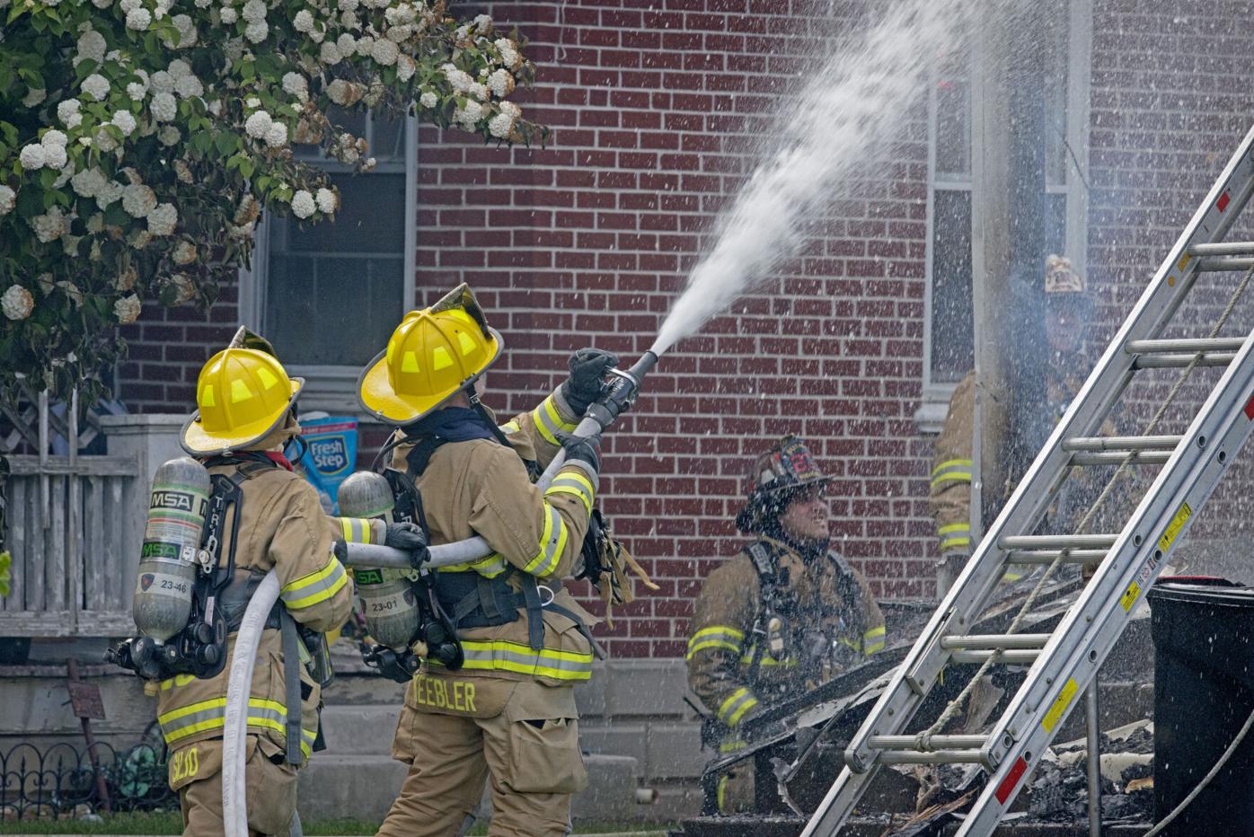 4 people displaced after house fire in East Petersburg on Thursday