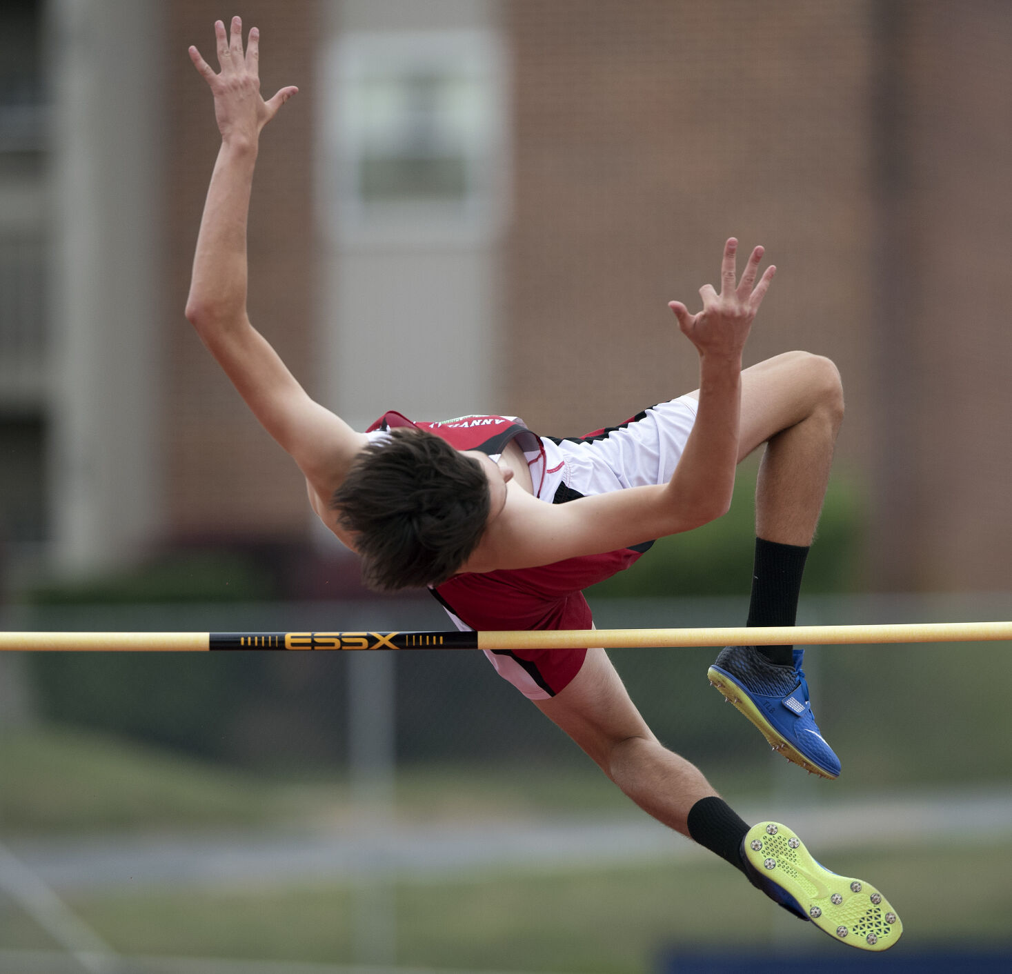 Annville Cleona s Noah Gunderson hits 6 2 in high jump for L L