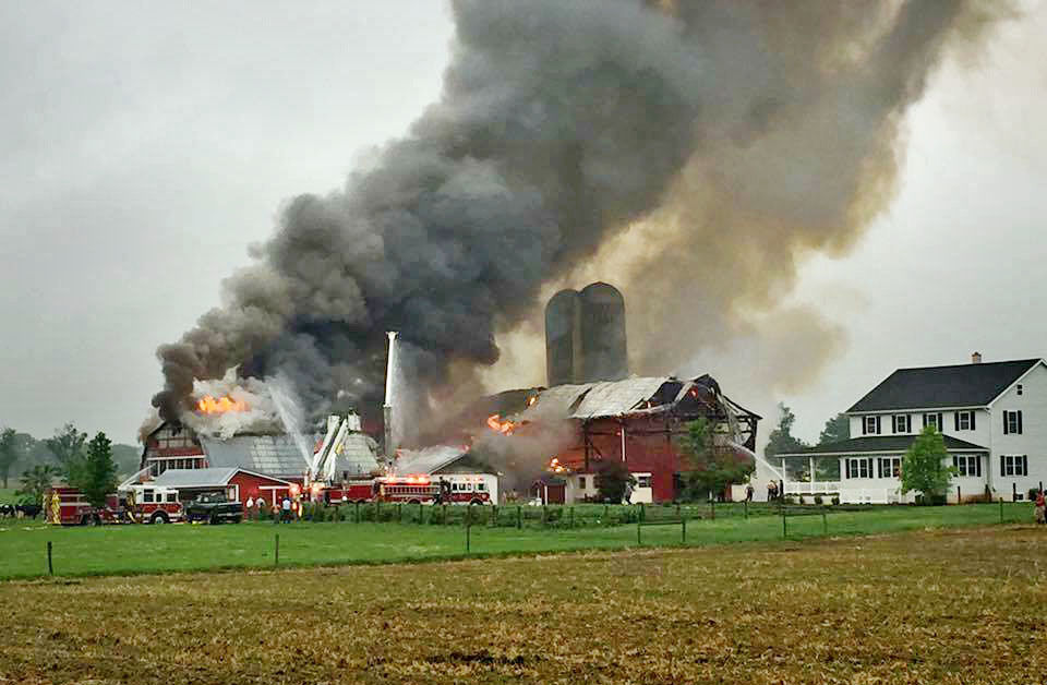 Clay Township dairy barn fire causes 350K damage Local News