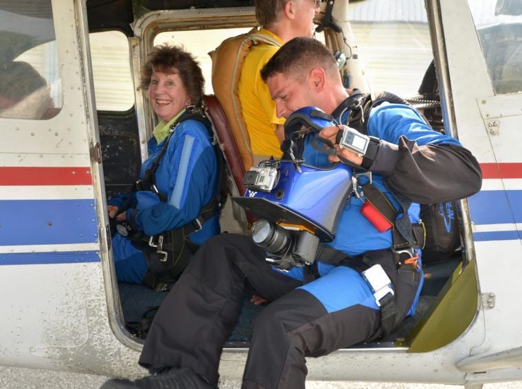 WATCH: 85-year-old Jumping Granny Skydives From 10,000 Feet | Local ...