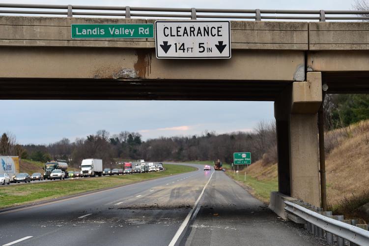 Update Landis Valley Road to remain closed after tractortrailer collides with bridge Local