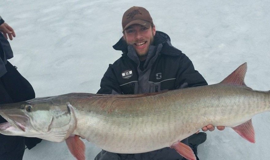 Monster fish caught through the ice in northwest PA, Outdoors