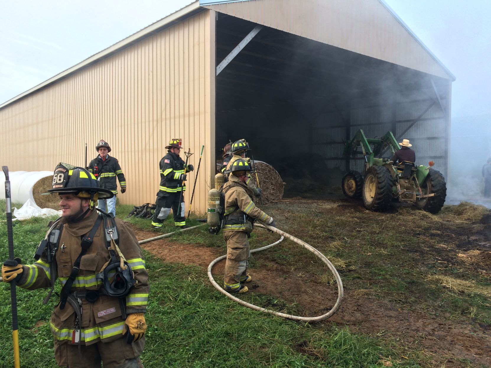 Firefighter Taken To Hospital After Working At Hay Fire In Drumore ...