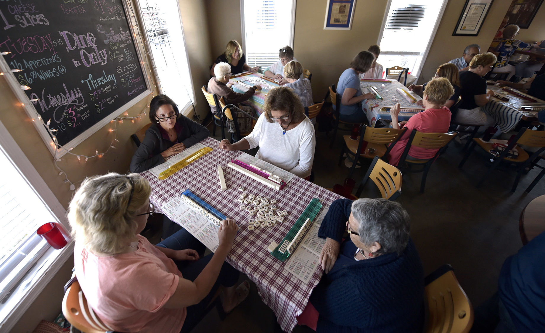 In Lancaster County, mahjong is a popular tile game of skill