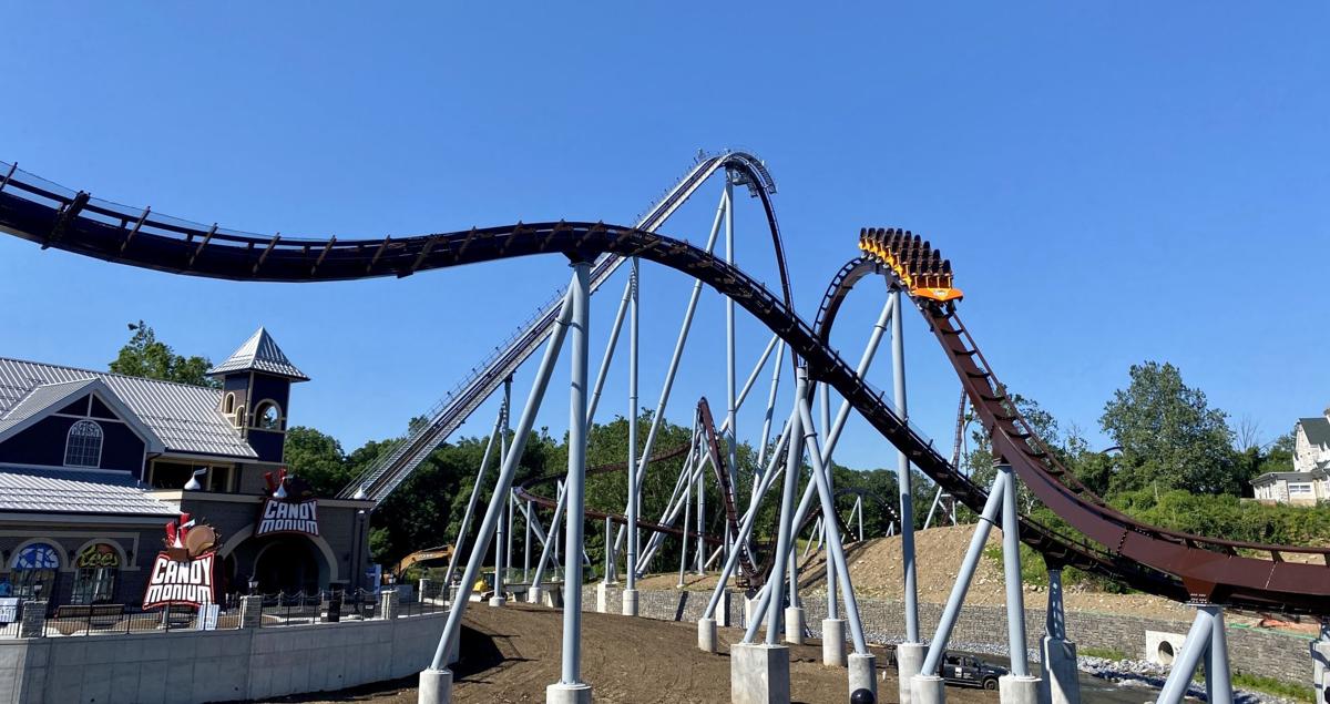 Riding Candymonium, Hersheypark's newest, tallest and fastest