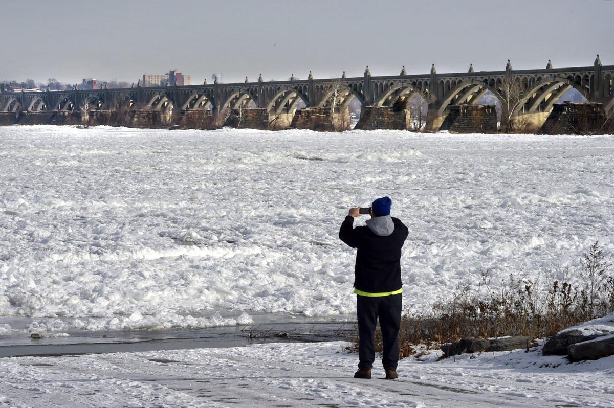 Officials wary of Susquehanna River ice jams with Friday high of 60