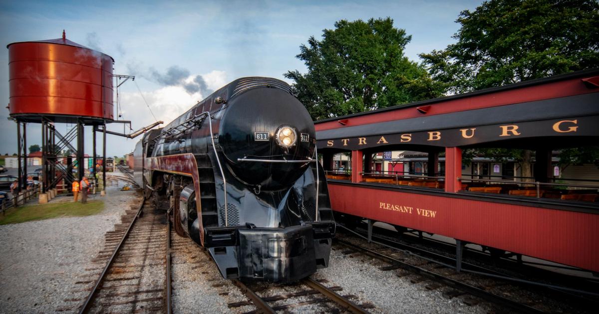 Strasburg Rail Road Hosts Norfolk Western S 611 During Reunion Of Steam Opening This Weekend Life Culture Lancasteronline Com Strasburg Rail Road Hosts Norfolk Western S 611 During Reunion Of Steam Opening This Weekend Life Culture Lancasteronline Com