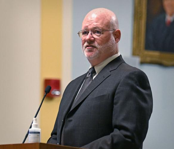 Panel of judges interview candidates for county commissioner [photos