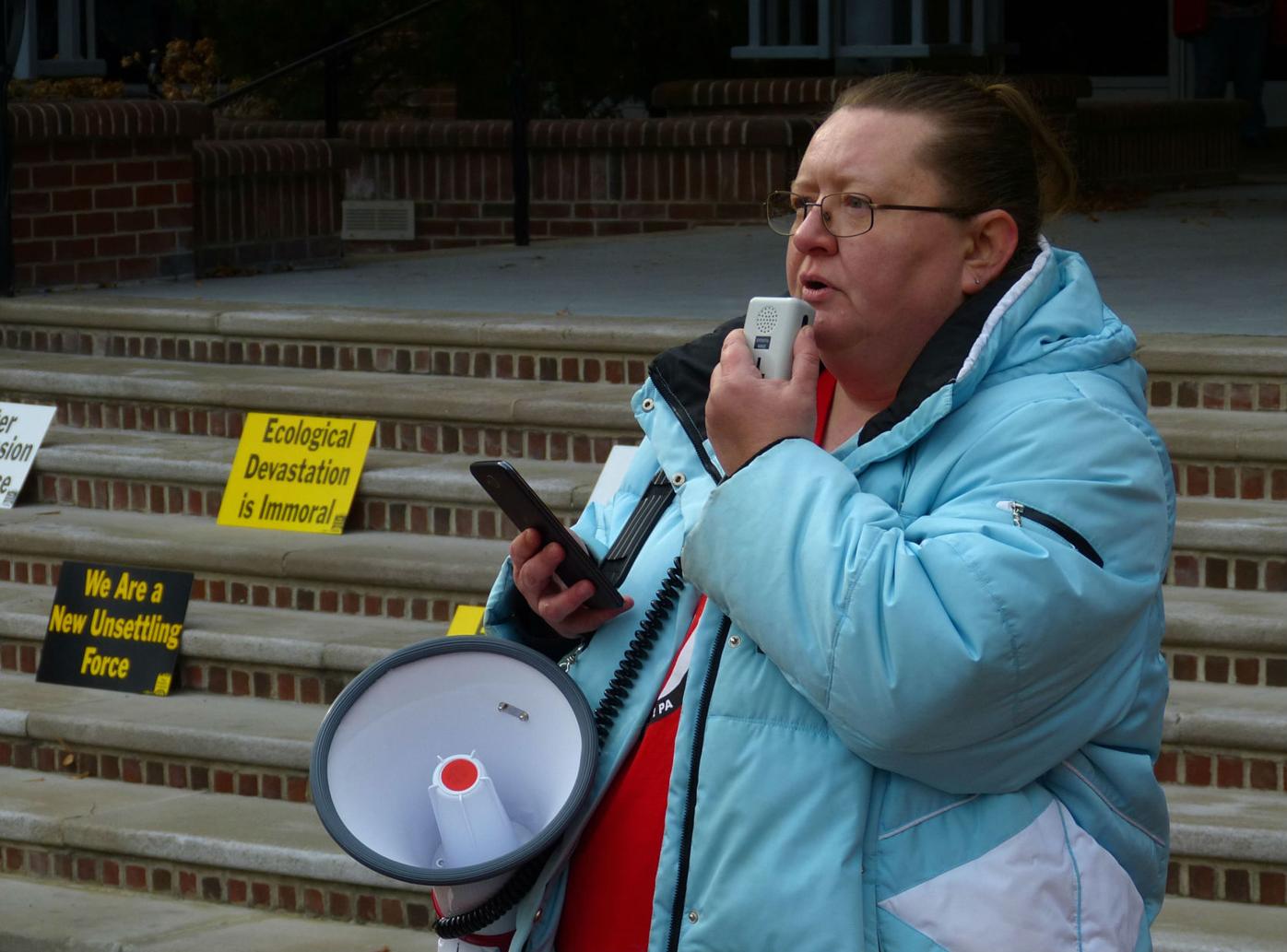 Homeless vigil Tammy Rojas