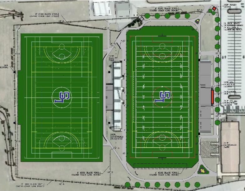 turf football soccer fields sports grass strasburg lampeter steps surfaces would lancasteronline proposed rendering replace current highschool