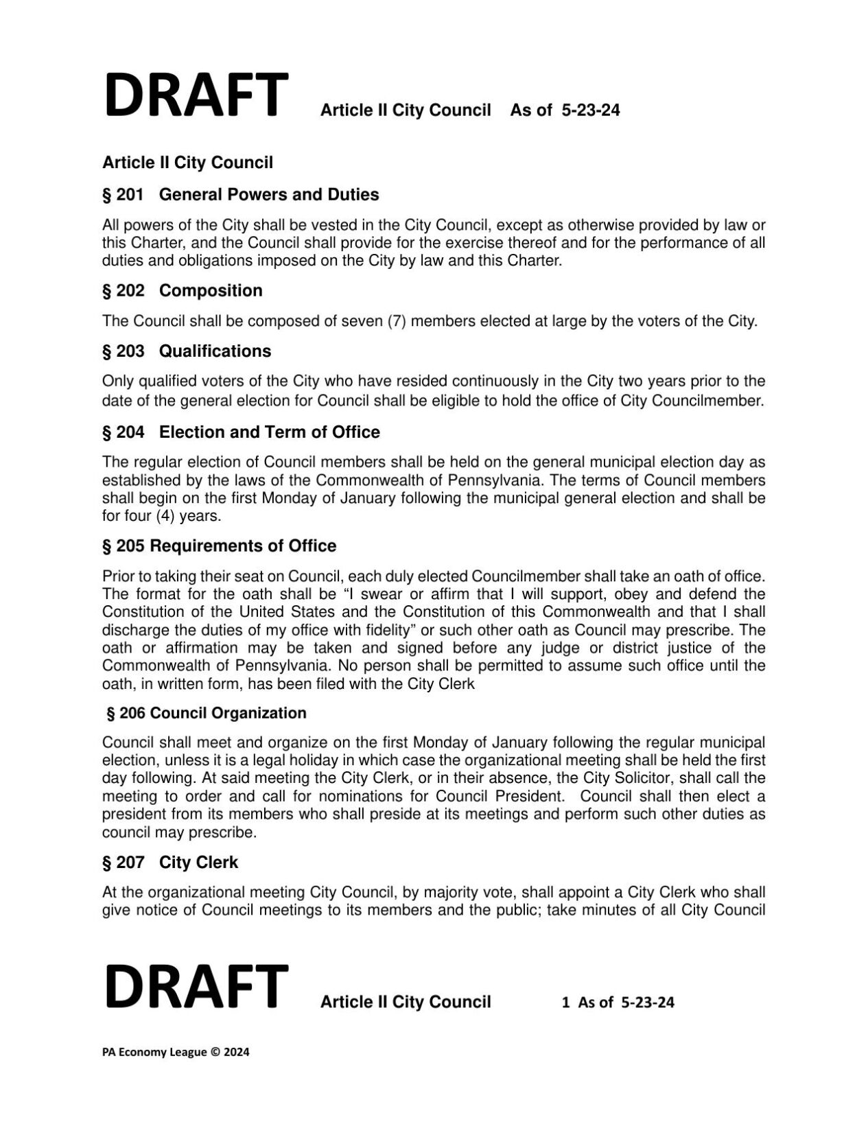 Rules Drafta Lancaster city to face major deficit next year without tax increases ...