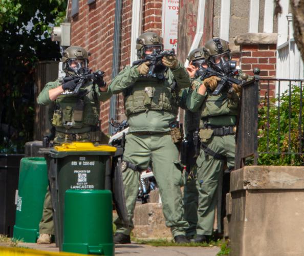 Police standoff following Lancaster city shooting [photos