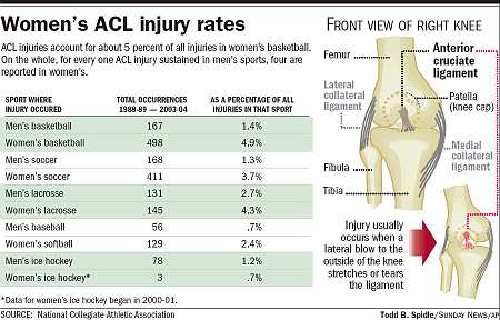 Acl Injuries Sideline Female Athletes Lifestyle