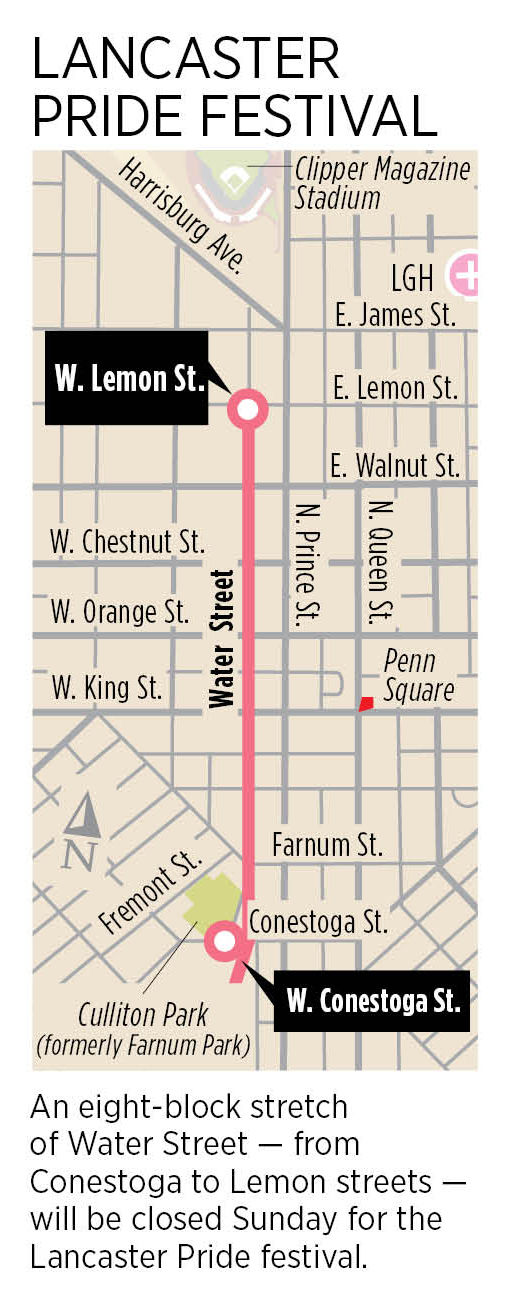 Lancaster Pride stretches Sunday celebration from 1 block to 7, adds
