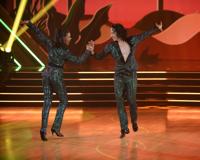 Johnny Weir dedicates 'Crocodile Rock' jive to mom, Patti, on 'Dancing With the Stars'; moves on in contest