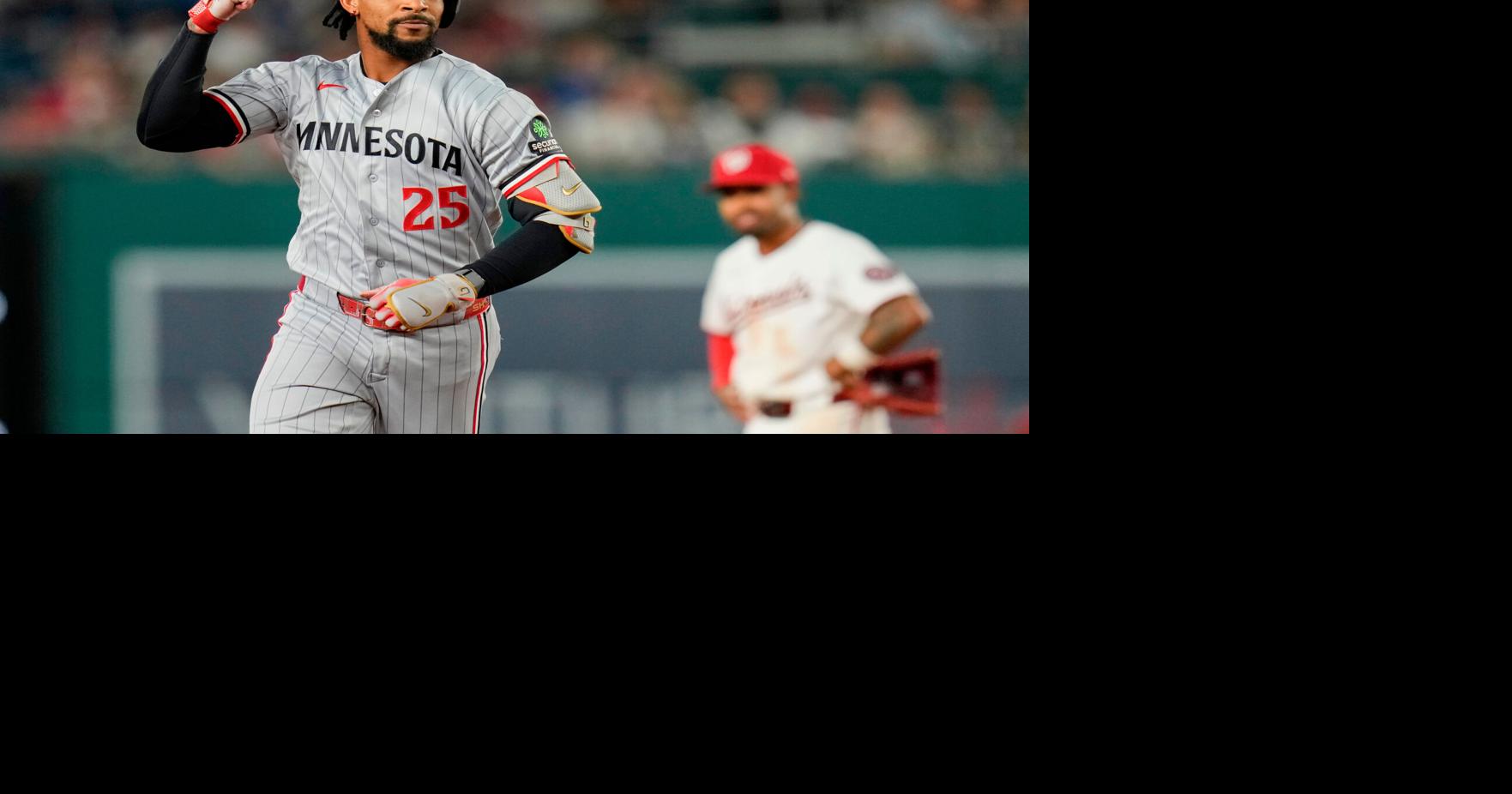 Buxton pega jonrón de 3 carreras; Bradley poncha a 8 y Mellizos arrollan 11-3 a Nacionales