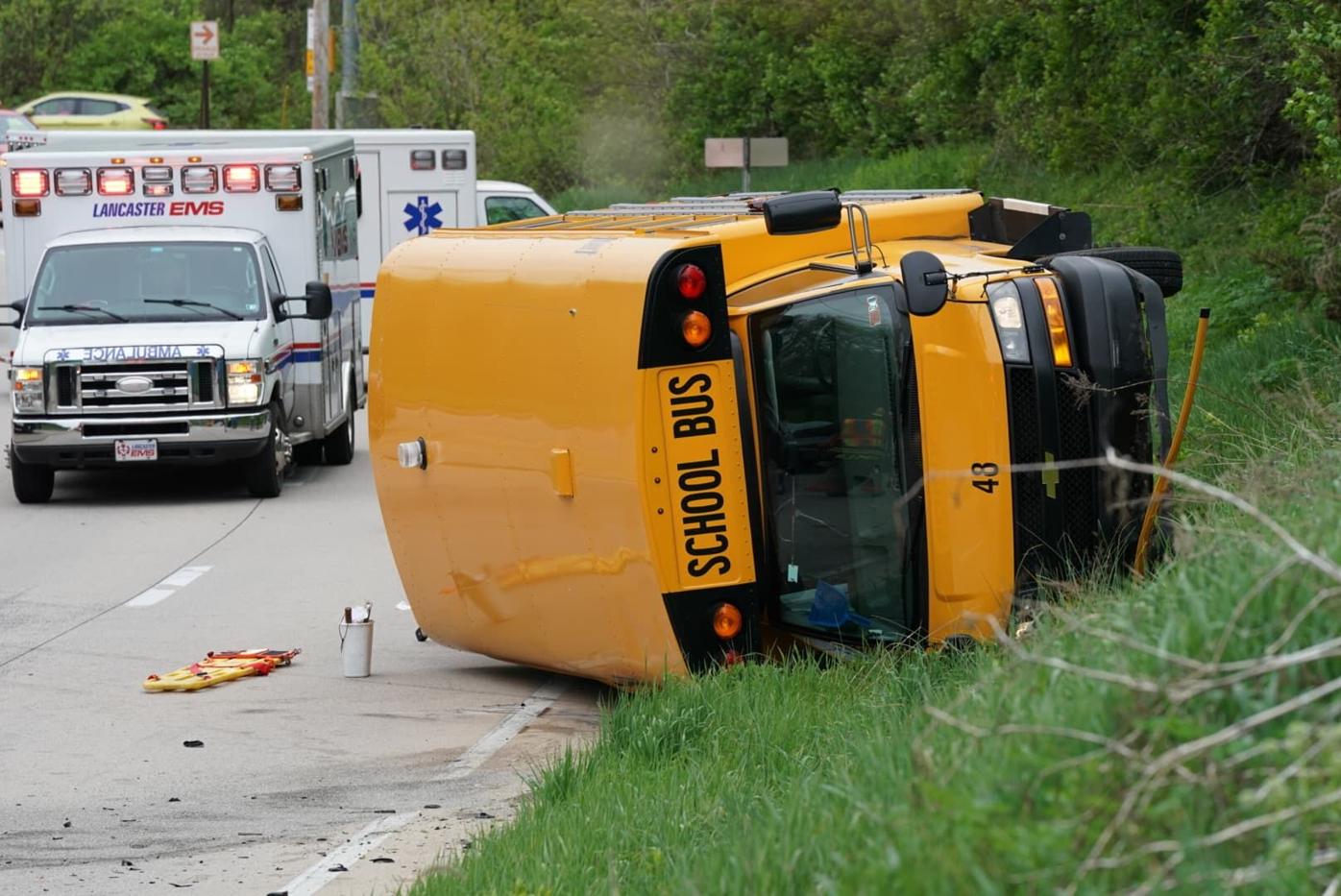 Lancaster driver was speeding before crashing into school bus, seriously  injuring 4: police | Local News | lancasteronline.com