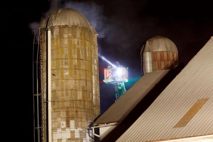 Fire crews empty silo of hay after early morning blaze in Leacock ...