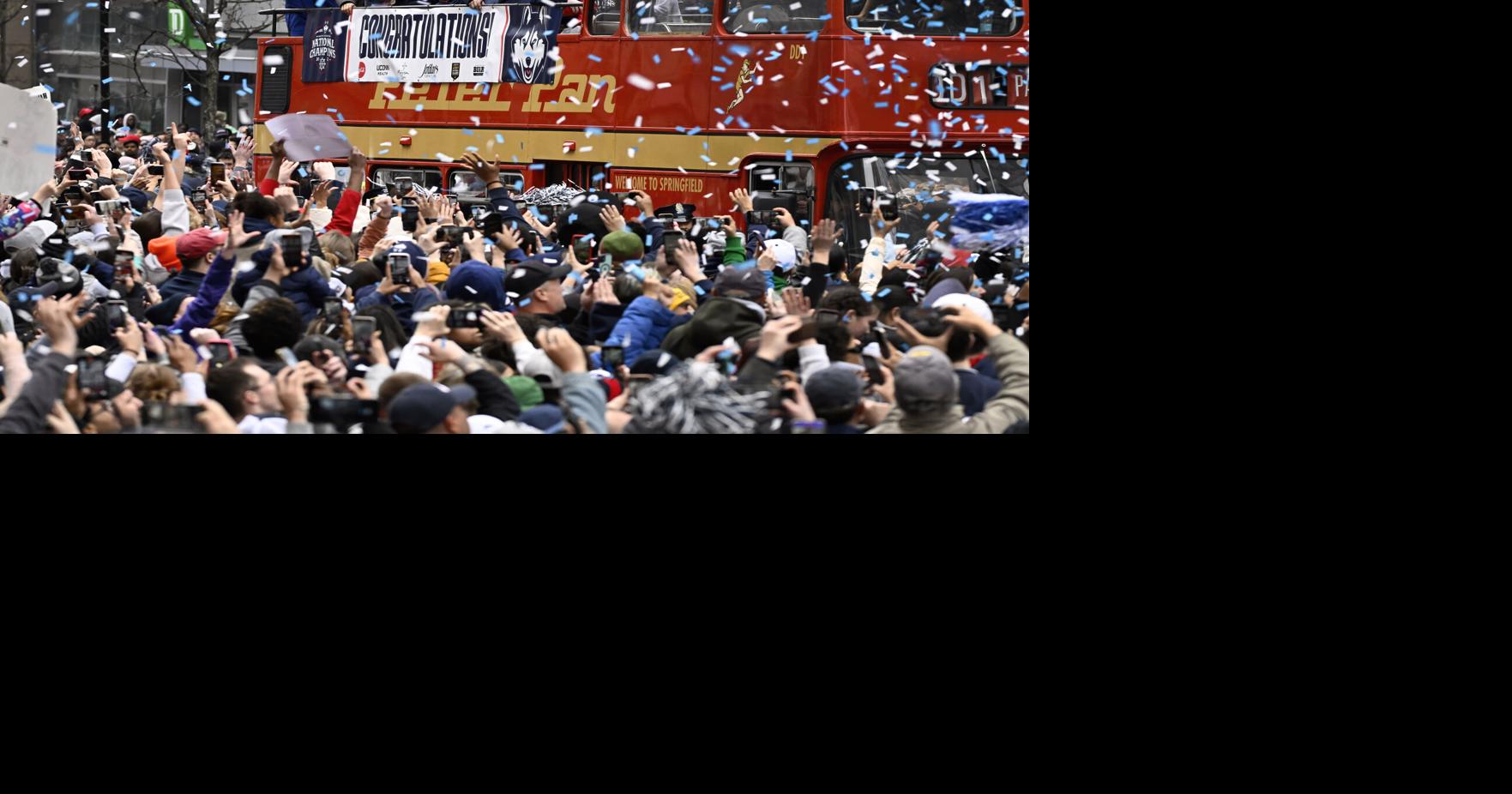 UConn women's basketball team Celebrates a 