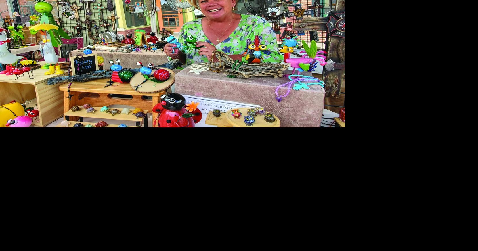 ‘Unique Crosses and Creations’ offers beautiful wares to Fiestas attendees