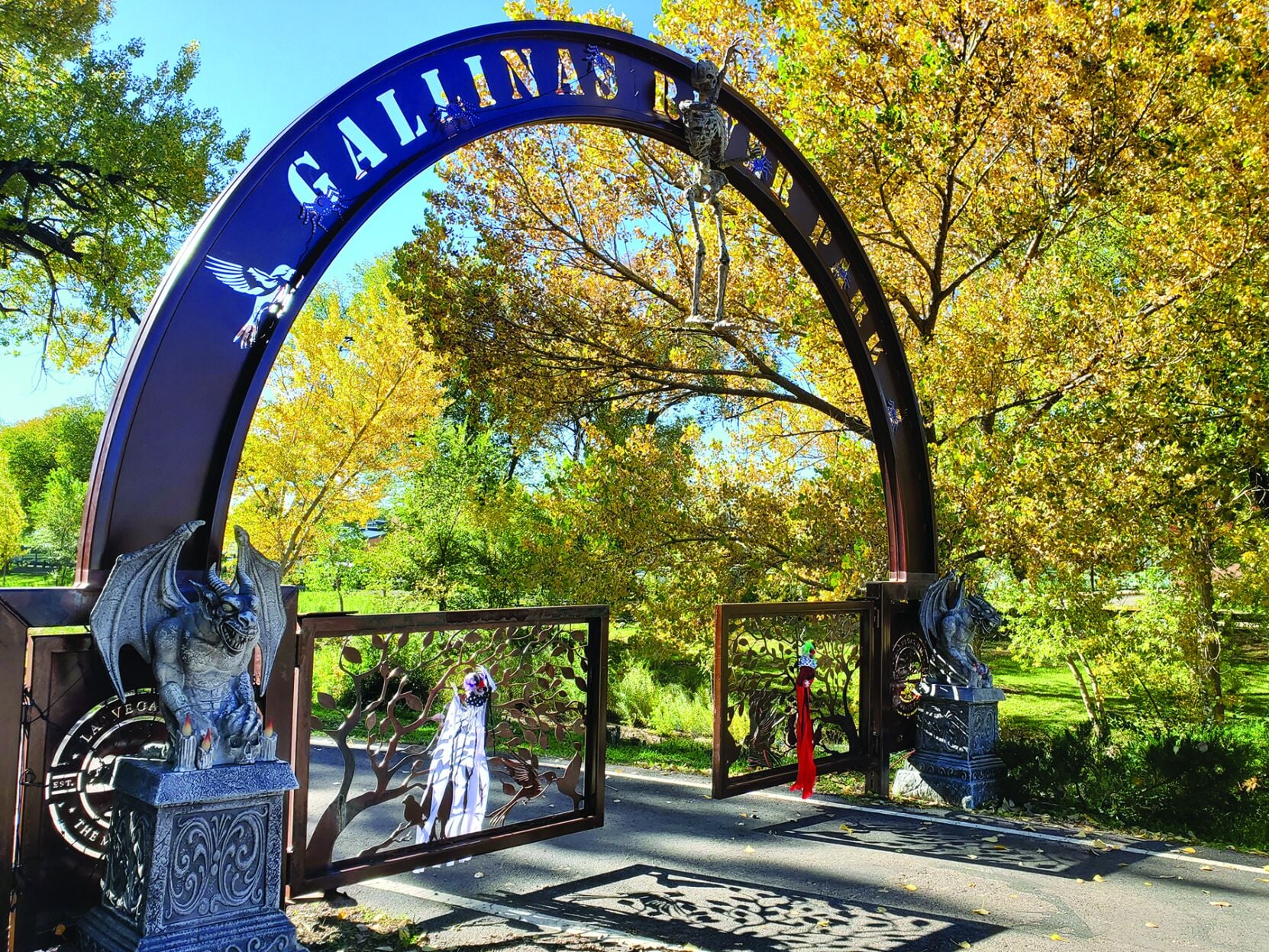 Gallinas River Park decked out for Halloween