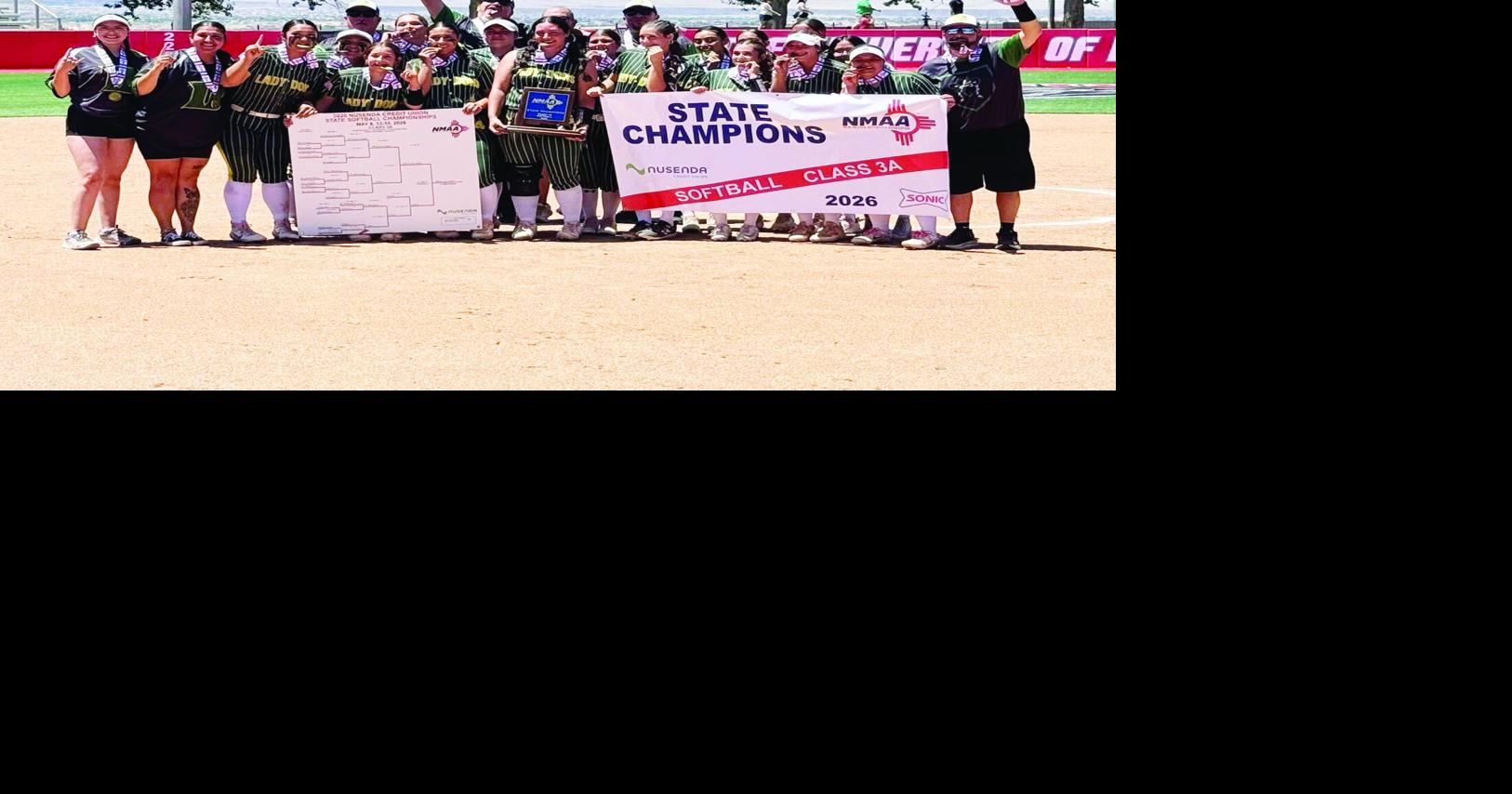 West Las Vegas softball earns state championship