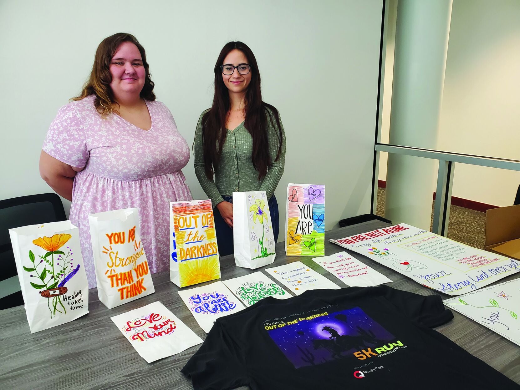 Step 'out of the darkness' for suicide prevention and awareness