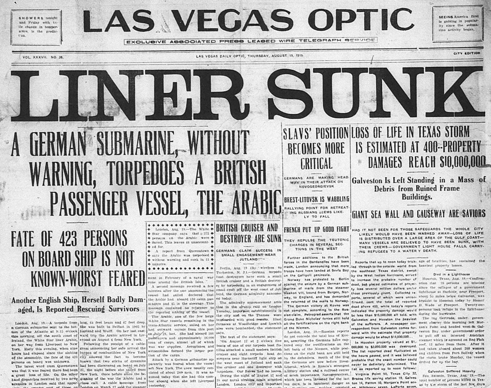 Old News Aug. 15-21: Stories from the past 147 years