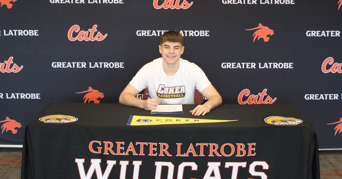 Greater Latrobe's Max Butler signs to play basketball at Coker ...