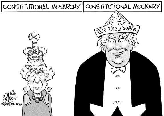 constitutional monarchy cartoon