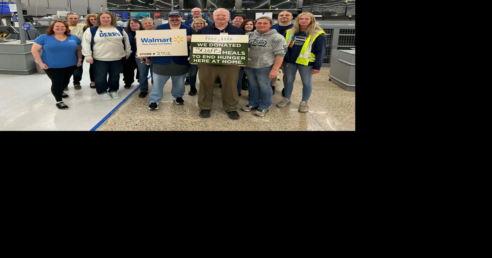 Unity Township Walmart donatesto Westmoreland Food Bank | Local News ...