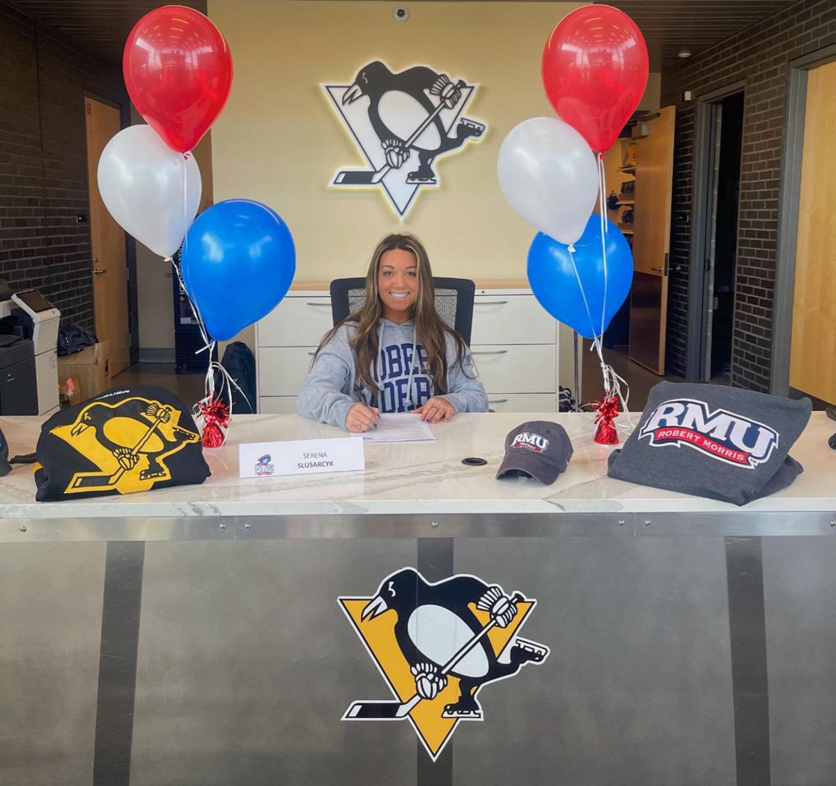 Slusarcyk re-signs with RMU to play hockey | Local Sports |  latrobebulletinnews.com