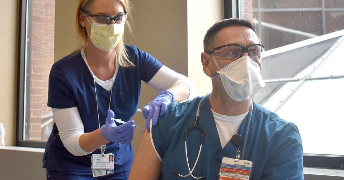 Excela Health frontline workers get coronavirus vaccine
