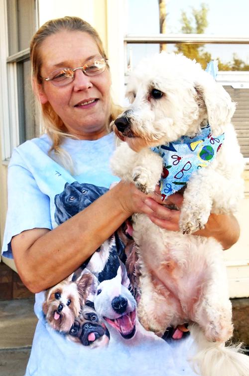 Handicapped dog finds home with local man