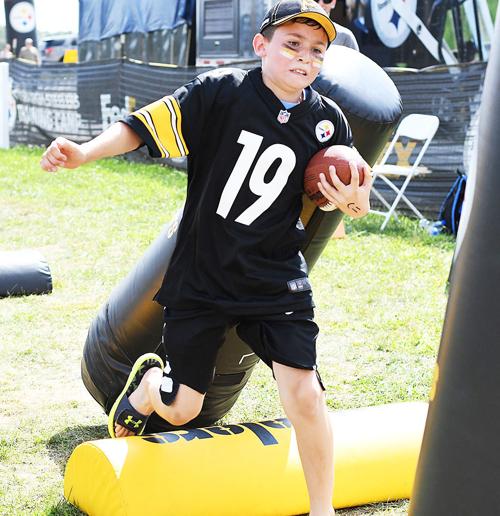 Training like the pros at Steeler camp