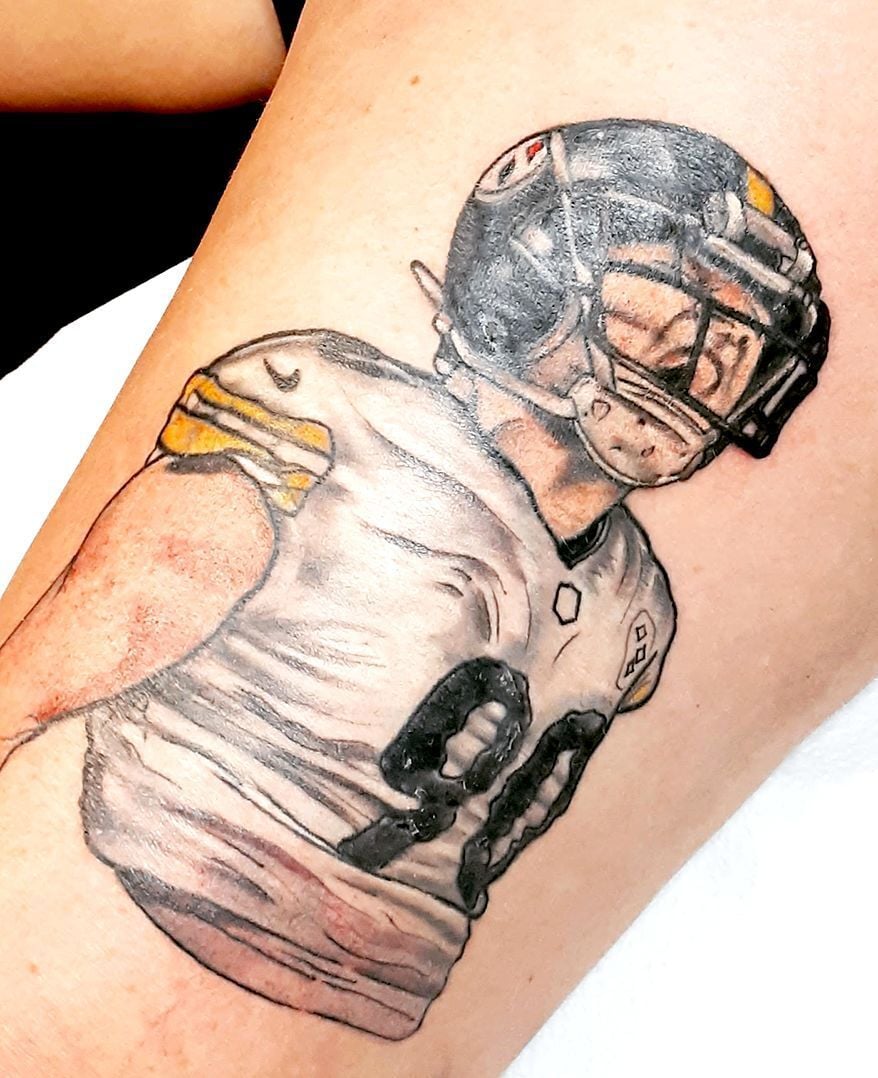 Can anyone show us a worse Steelers logo tattoo than this one Picture