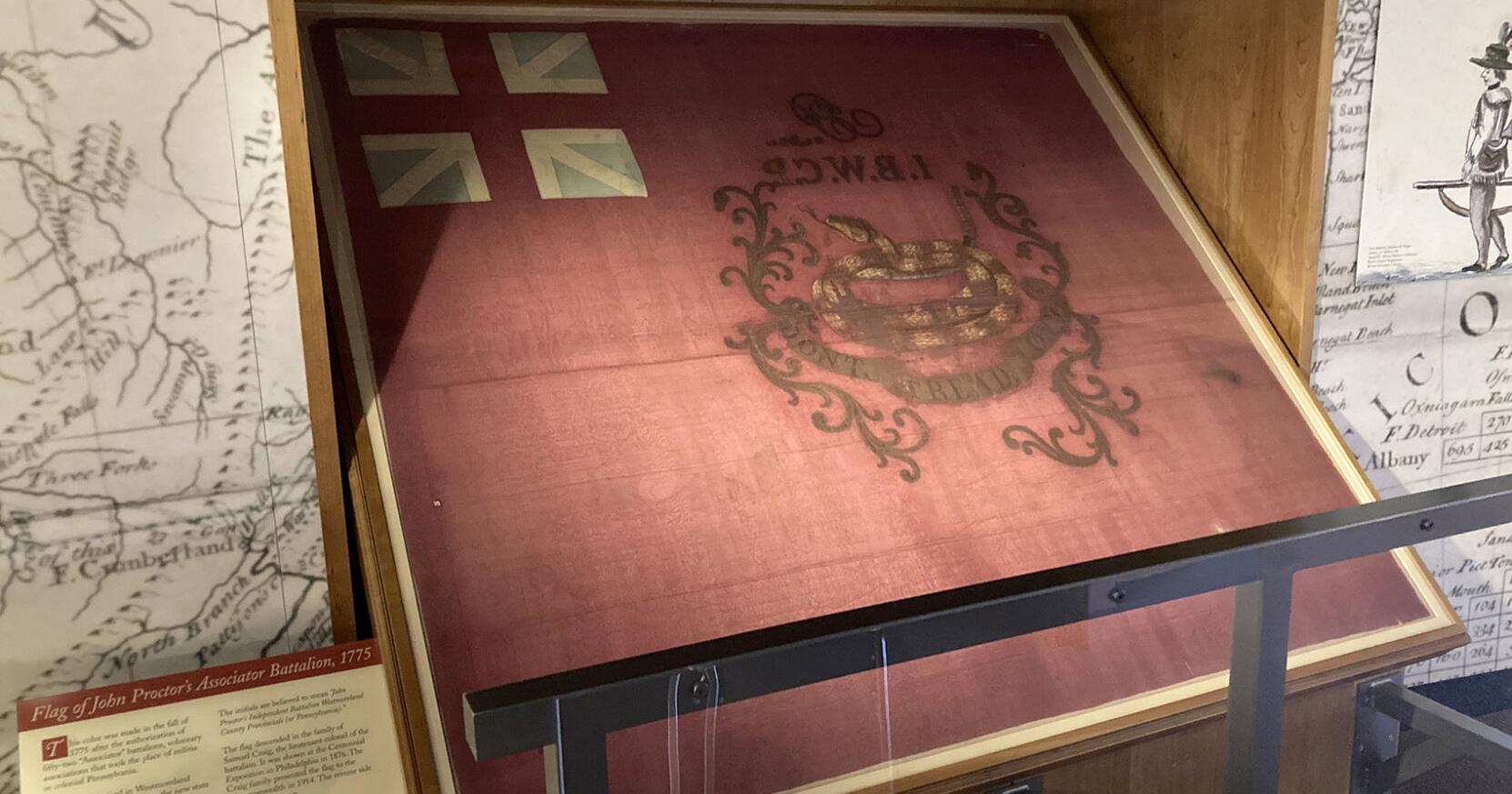 Don't Tread on Me: The Flag of Colonel John Proctor's 1st Battalion of Westmoreland County | Local News - Vimarsana News