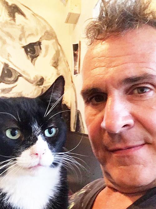 Local artist Raphael Pantalone gets national attention for cat mural