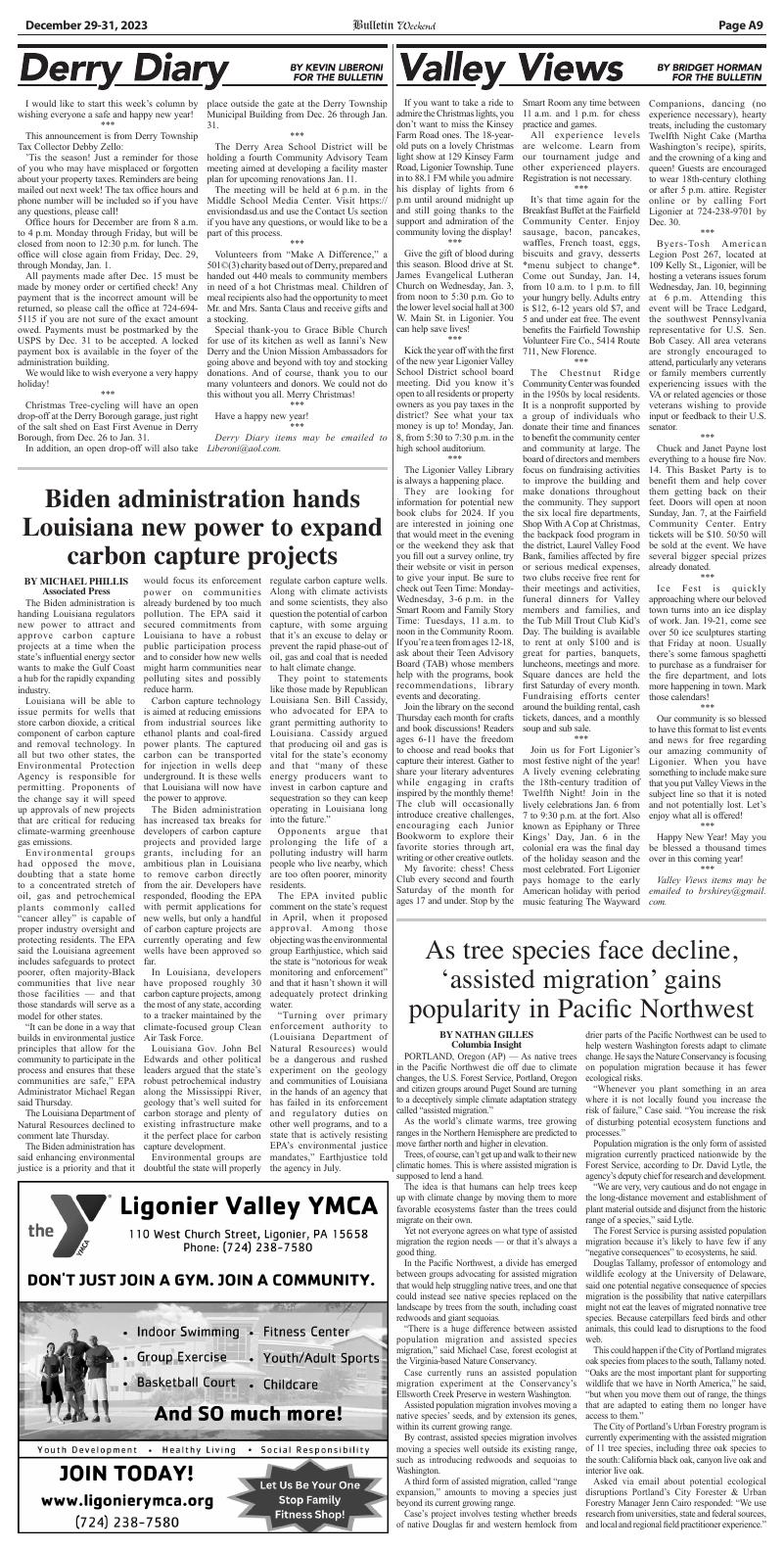 Page A9 The Latrobe Bulletin