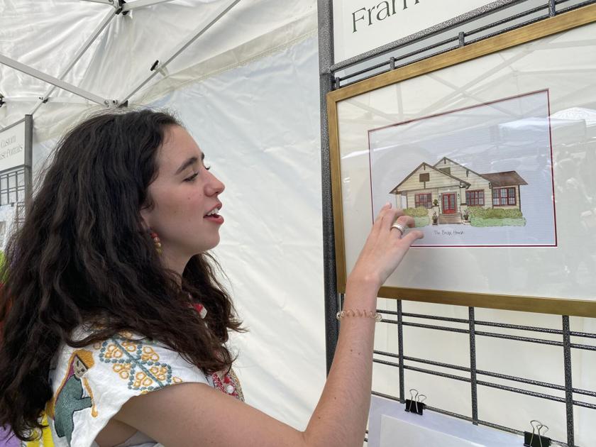 Laurel Christian grad is artist at Laurel Mercantile ...