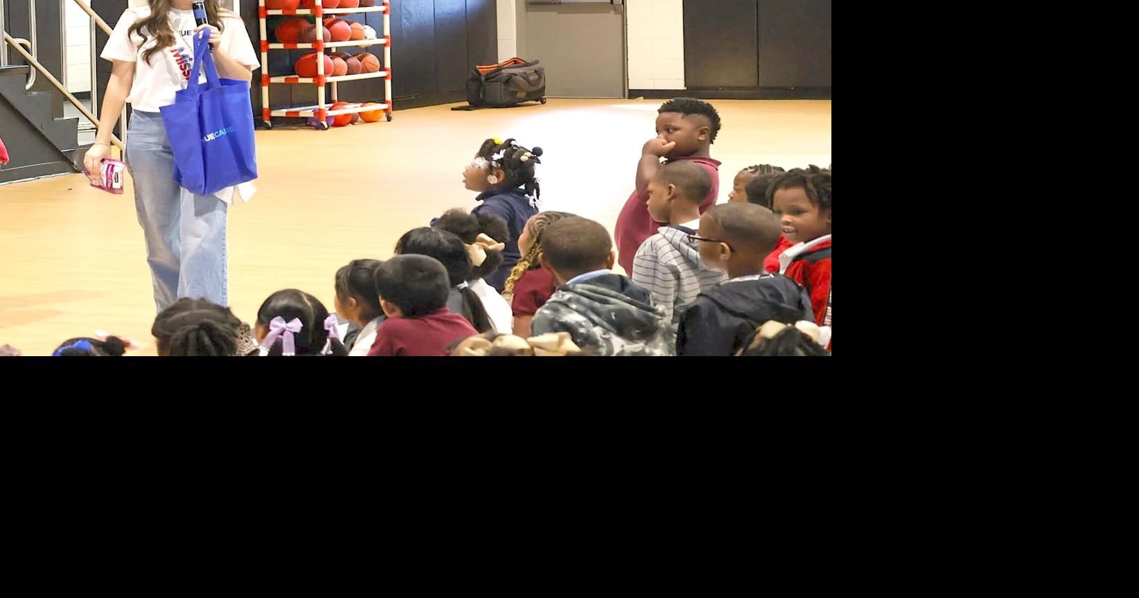 Miss Mississippi 2026, Jane Granberry, visited the Laurel School District Thursday morning.  (Photo from Laurel School District)