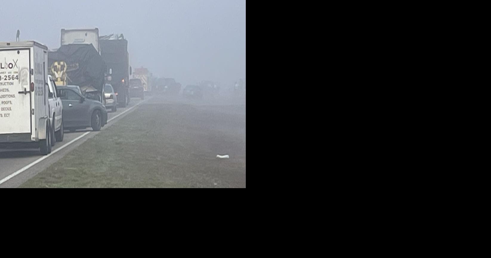 13 hurt in 20-vehicle pileup on Highway 84 West | Breaking | leader ...