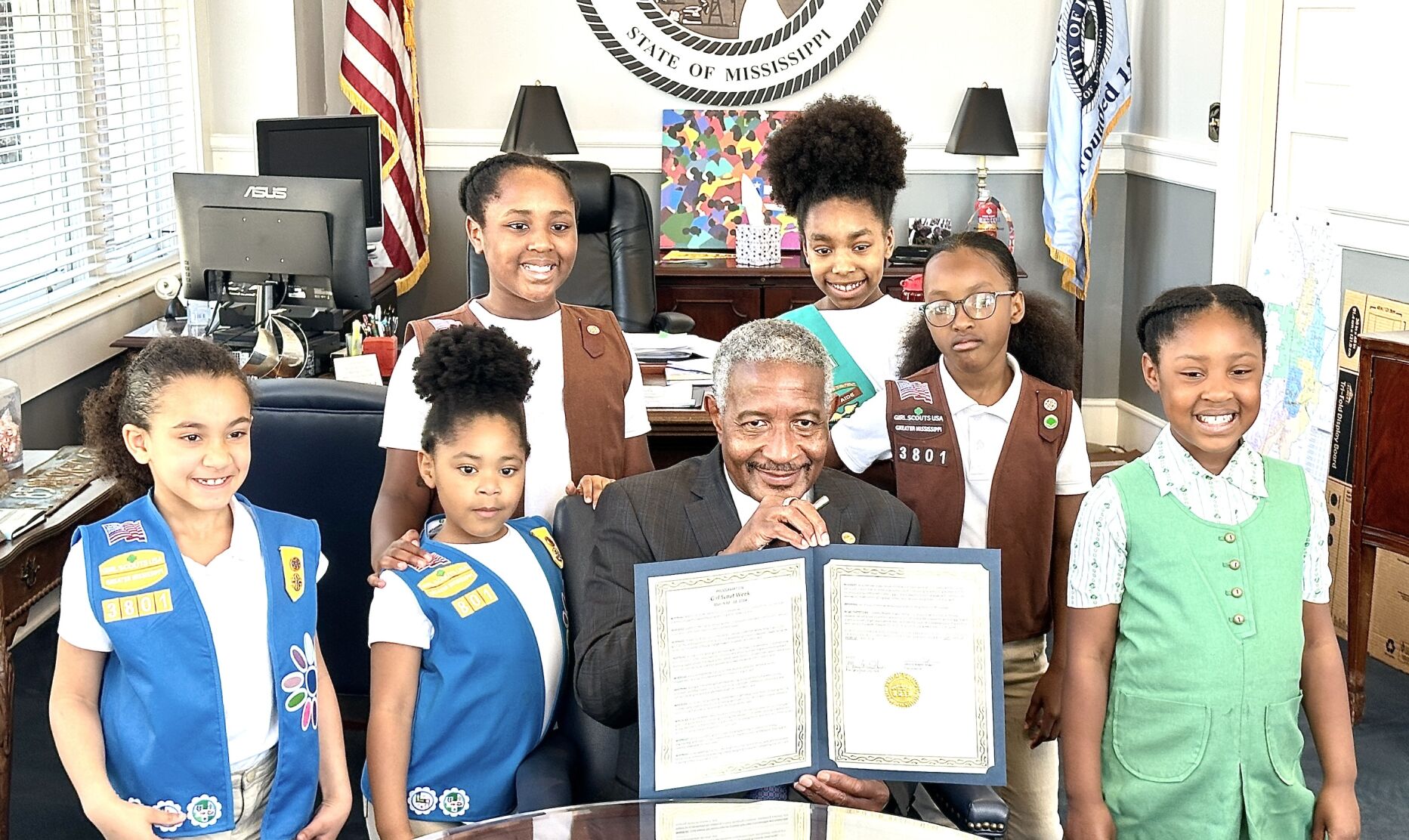 Top cookie-seller honored during Girl Scout proclamation ceremony | Free News