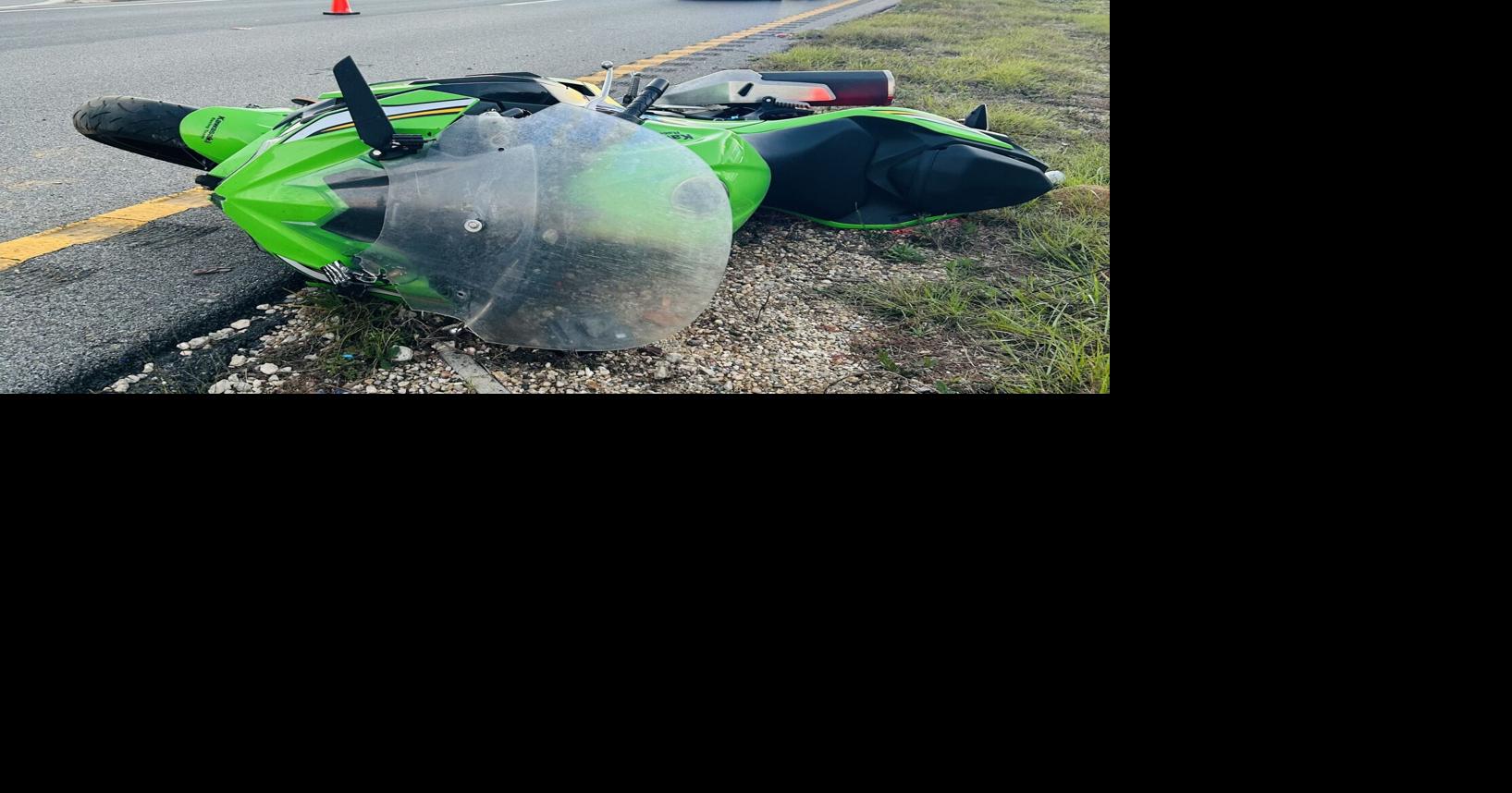 One biker injured in crash on 84E | | leader-call.com